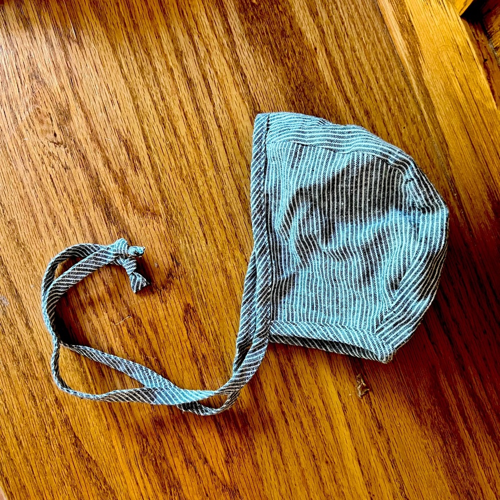 Briar 0-3mo cotton baby bonnet